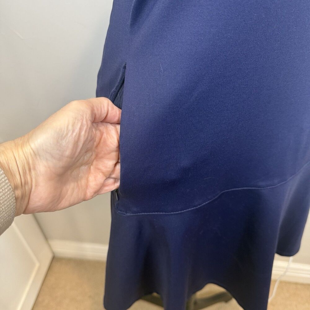 J. McLaughlin Tallula Dress Blue Size Small Catalina Cloth Summer Athleisure NWT - Picture 14 of 16